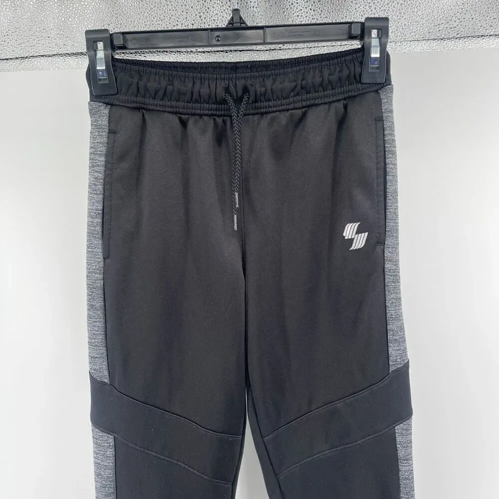 Children’s Place Sport Boys Performance Hoodie & Jogger Set Grey/Black M 7/8